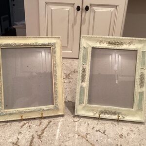 Set of (2) Floral Embossed Wall Frames
